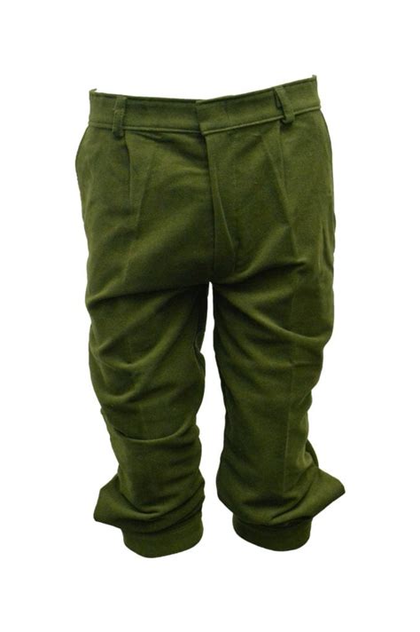 Mens Moleskin Shooting Plus Fours Breeks Trousers Olive Walker And Hawkes