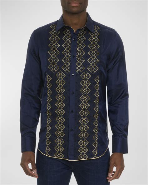 Robert Graham Men S The Golden Crest Limited Edition Sport Shirt