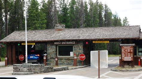 Glacier National Park West Entrance Station