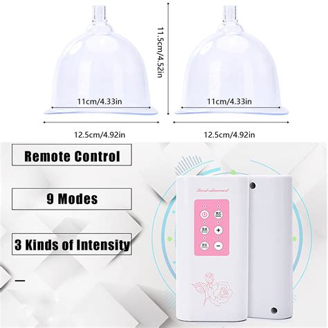 X Electric B Cup Breast Pump Vacuum Suction Breast Enlarger Enhancer