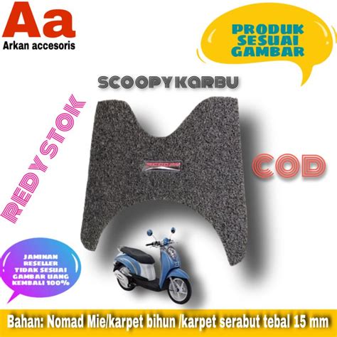 Jual Karpet Motor Honda Scoopy Lama Scoopy Karbu Karpet Alas