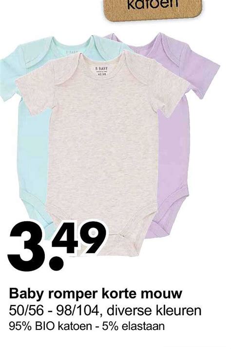 Baby Romper Korte Mouw Aanbieding Bij Wibra 1Folders Nl