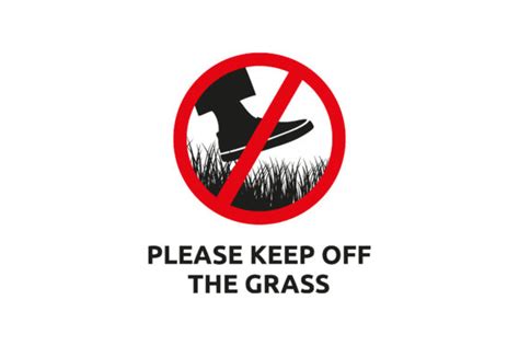 Keep Off Grass Icon Graphic By Rasol Designstudio Creative Fabrica