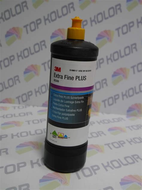 3M 80349 Extra Fine Plus Compound żółty korek Mleczko polerskie 1l ...