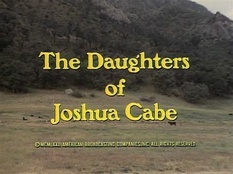 The Daughters of Joshua Cabe (TV Movie 1972) Buddy Ebsen, Karen Valentine, Lesley Ann Warren