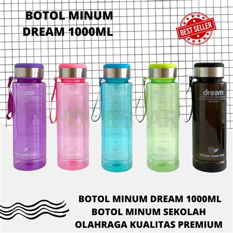 Jual CuanCuan OFFICIAL BOTOL MINUM DREAM 1000ML GRATIS PACKING BUBBLE