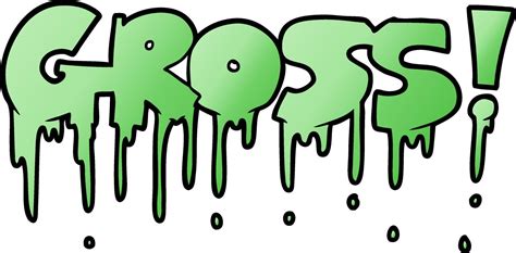cartoon gross symbol 12380176 Vector Art at Vecteezy 
