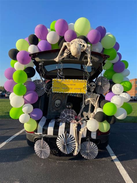 Beetlejuice Trunk Or Treat Halloween Car Decorations Trunk Or Treat Truck Or Treat