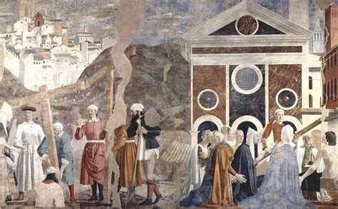 Großbild Piero Della Francesca Freskenzyklus Der Legende Vom