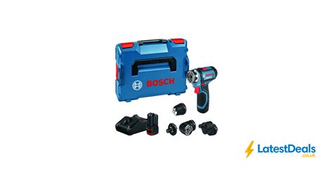 Bosch Professional Gsr V Fc Cordless Drill Driver Set Blue