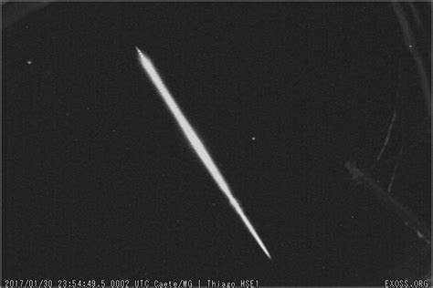 Fireball Registrado Em Caet Mg Exoss Citizen Science Project