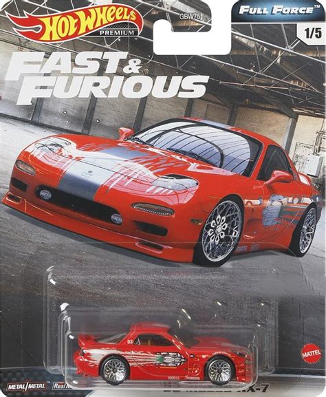 Hot Wheels Premium Fast Furious Mazda RX 7 купить в интернет магазине Мини CARS