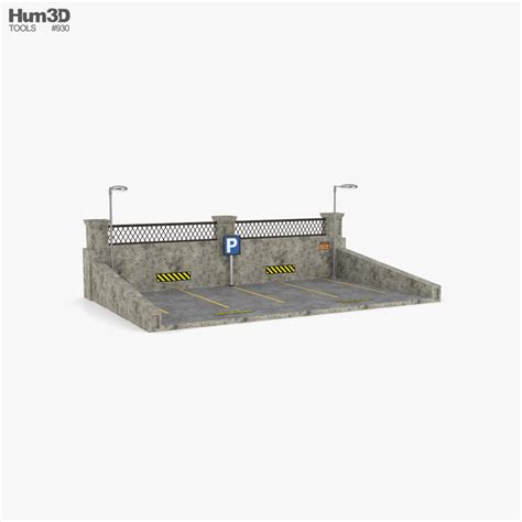 Estacionamento De Autocarro 3d - Vaga de estacionamento para carros pequenos Modelo 3D - Baixar ...