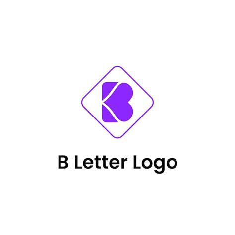 Logotipo De La Letra B Vector Premium