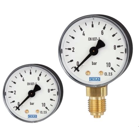 2 5 Inch 63 Mm Wika Pressure Gauge 111 10 0 To 25 Bar 0 To 400 Psi