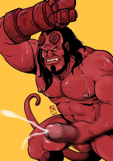 Hellboy Jacking Off By Karhumies Hentai Foundry