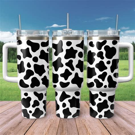 Cow Print Stanley Cup Etsy