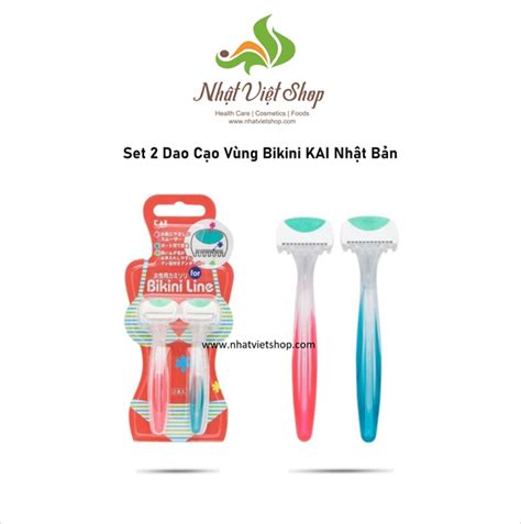 Set 2 Dao Cạo Vùng Bikini KAI Nhật Bản