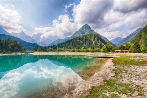 Amazing Landscape On Jasna Lake With Beautiful Reflections Of The