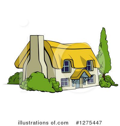 Farm House Clipart #1333597 - Illustration by AtStockIllustration