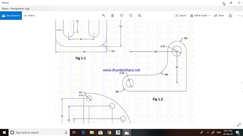 Design In Creo Software 2d Draw Youtube