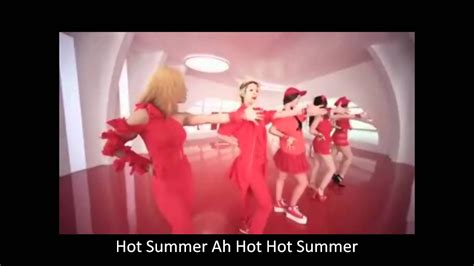F X Hot Summer Instrumental Karaoke Youtube