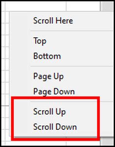 Fix Vertical Scroll Bar Not Working In Excel Quick Methods