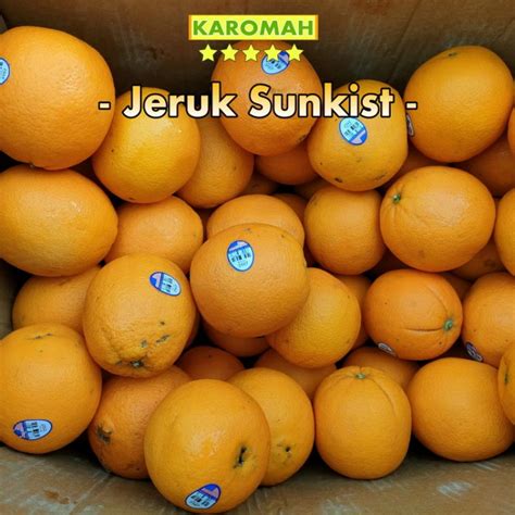 Jual BUAH JERUK SUNKIST 1 KG MANIS SEGAR Shopee Indonesia