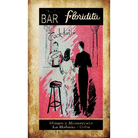 Retro Floridita's Cocktail Recipe Book. - Sentir Cubano