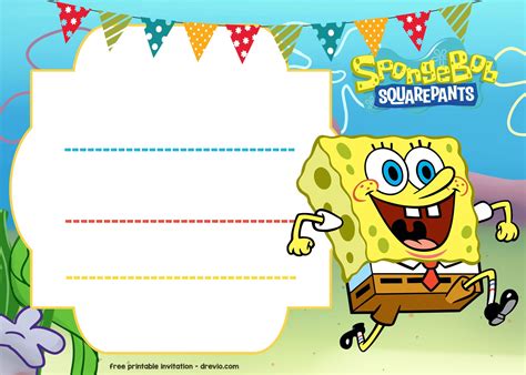 spongebob birthday invite 10