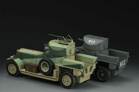 135 British Rolls Royce Armoured Car Military Scale Model Kits