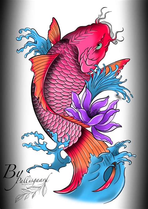 Neotraditional Fish Tattoo Design