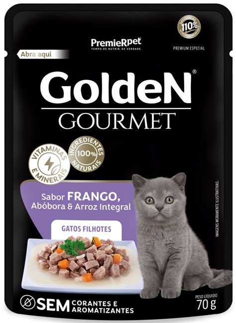 Golden Gourmet Gatos Filhotes Sabor Frango Premierpet