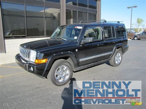 2008 Brilliant Black Crystal Pearl Jeep Commander Limited 4x4 55236109