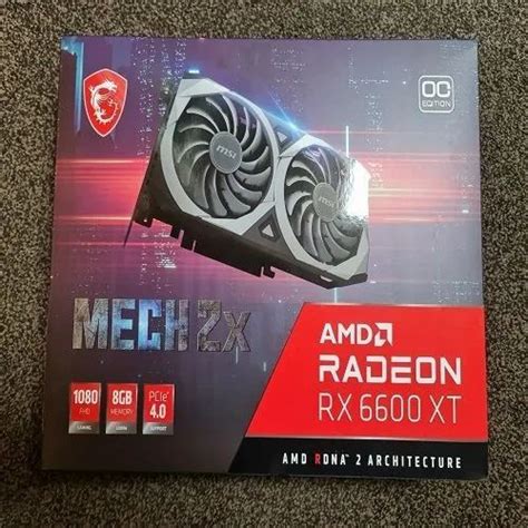 MSI Radeon RX 6600 XT MECH 2X OC 8GB Graphics Card at Rs 40000 MSI क