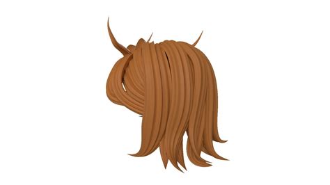 3D model Stylize Hair with Blender curve VR / AR / low-poly | CGTrader