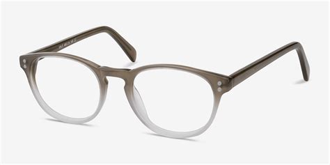 Split Round Brown Full Rim Eyeglasses Eyebuydirect