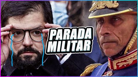 La PRIMERA Parada Militar De Pdte Boric Y Como La Gente No Lo Quiere