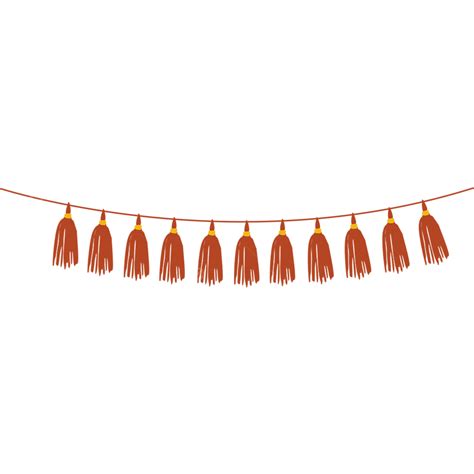 Tassels Png Image Creative Flat Style Hawaiian Tassel Flags Creativity Flat Style Hawaiian