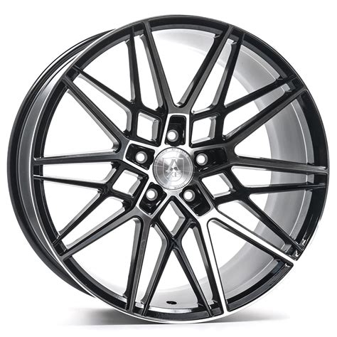 20 Axe Wheels Cf1 Gloss Black Mirror Face Compression Forged Rims