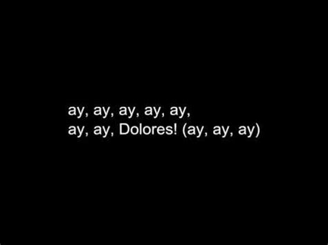 Los Enanitos Verdes Ay Dolores Letra Lyrics YouTube