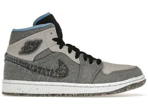 Jordan 1 Mid Crater Grey University Blue SneakerKereső