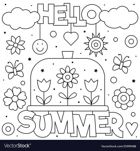 First Class Summer Coloring Pages For Preschool Free Sunday School Sheets