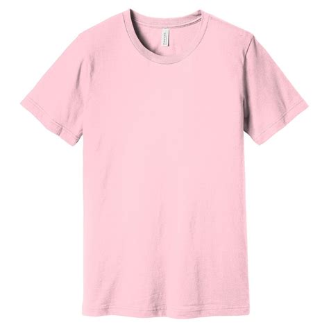 Bella Canvas BC3001 Unisex Jersey Short Sleeve Tee Pink Full Source