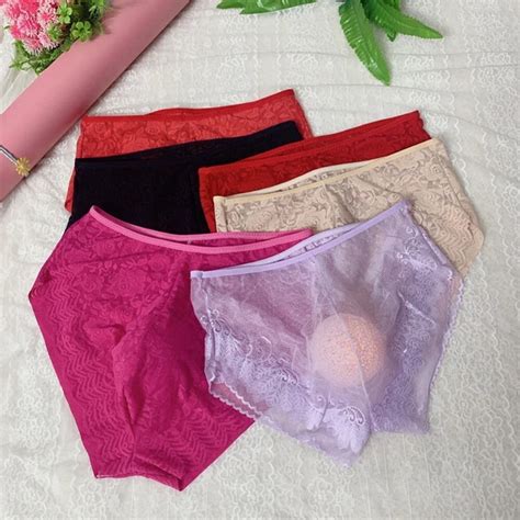 CULOTTE EN DENTELLE lingerie homme Sissy string slips bikini sous vêtements sex EUR