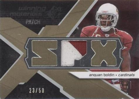 2008 SPx Winning Materials Single Patch SPX Letters WM AB Anquan