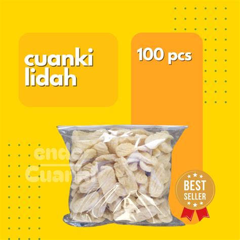 Jual 100 Pcs CUANKI LIDAH 1 Bal Cuangki Lidah Batagor Khas Garut