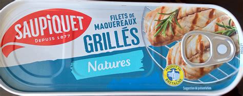 Filets De Maquereaux Grill S Nature Saupiquet G