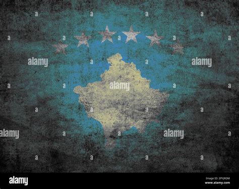 textured flag   kosovo stock photo alamy