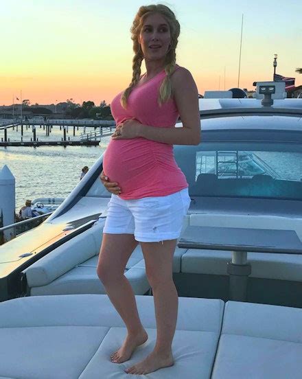 Heidi Montags Newest Pregnancy Update Proves She Is Loving Being